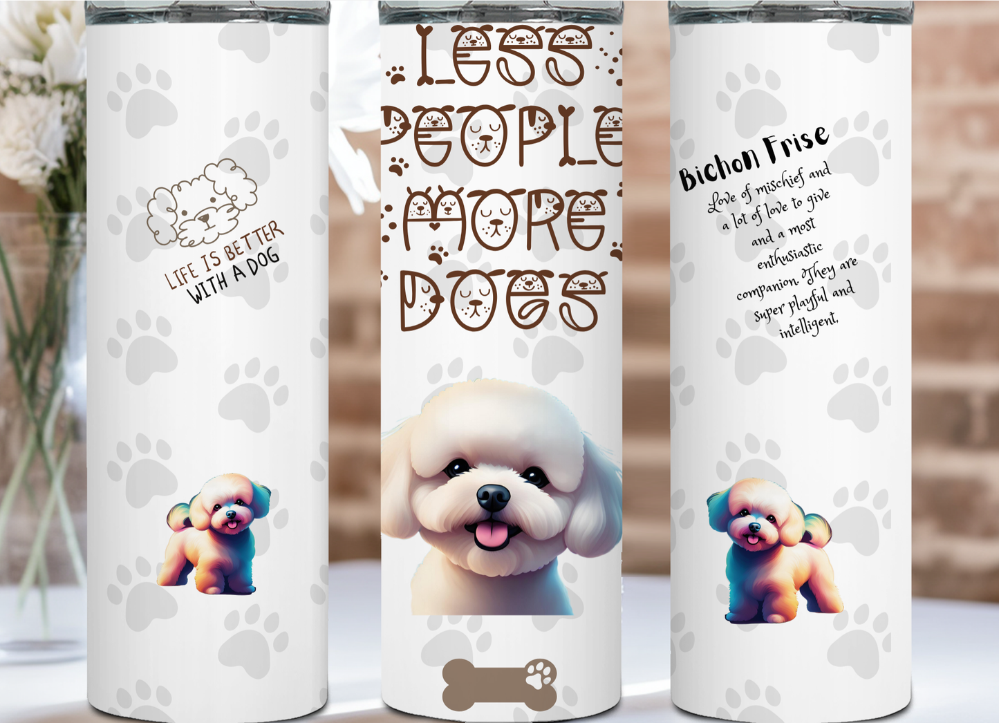 Less people more Dogs collection Tumbler