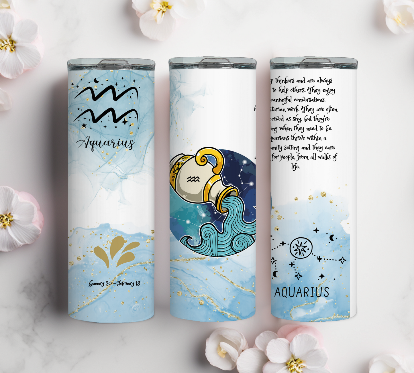 ⭐️Zodiac Star Signs Tumblers⭐️