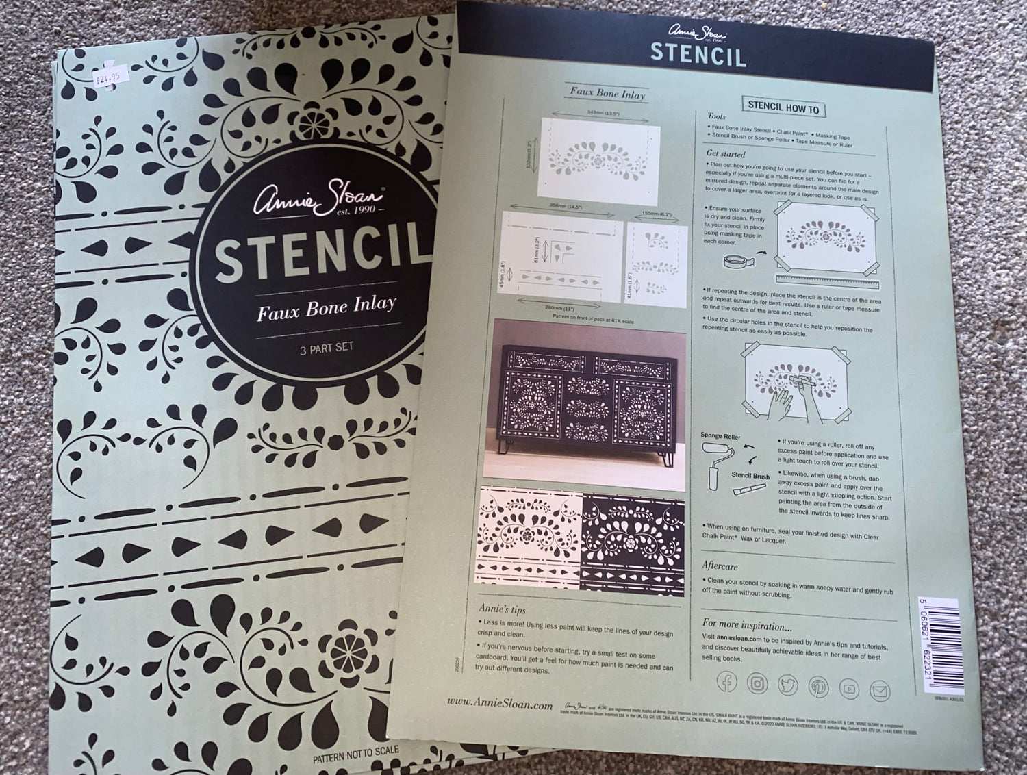 Stencils and papers