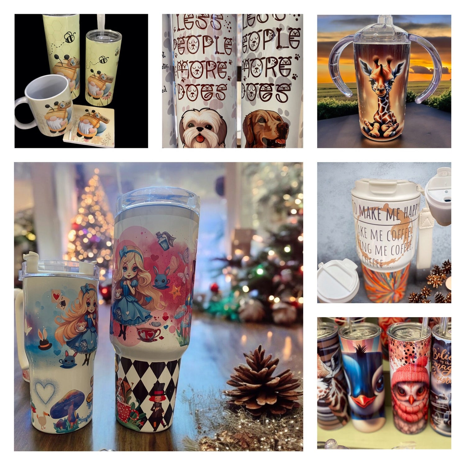 Tumblers, Cups and Mugs