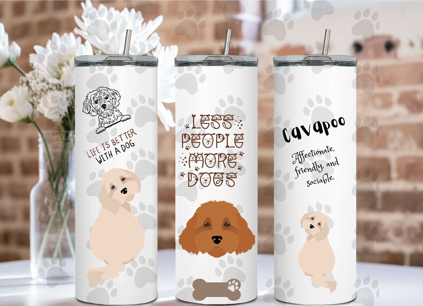 Less people more Dogs collection Tumbler