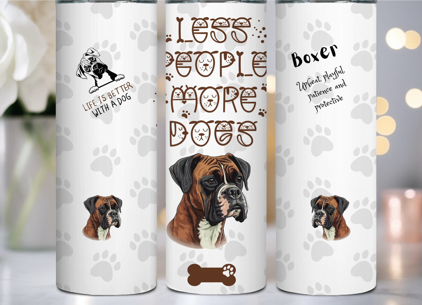 Less people more Dogs collection Tumbler