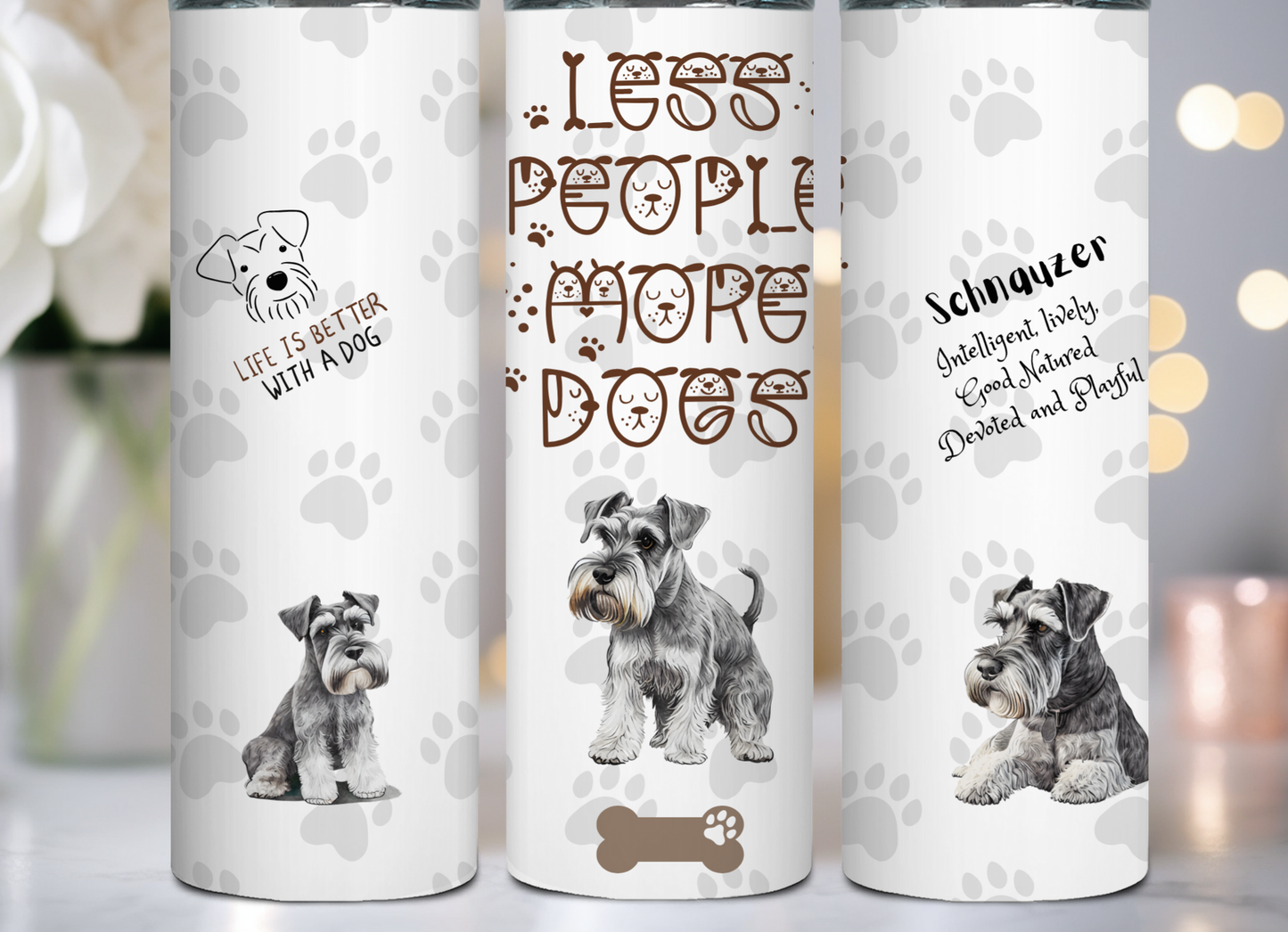 Less people more Dogs collection Tumbler