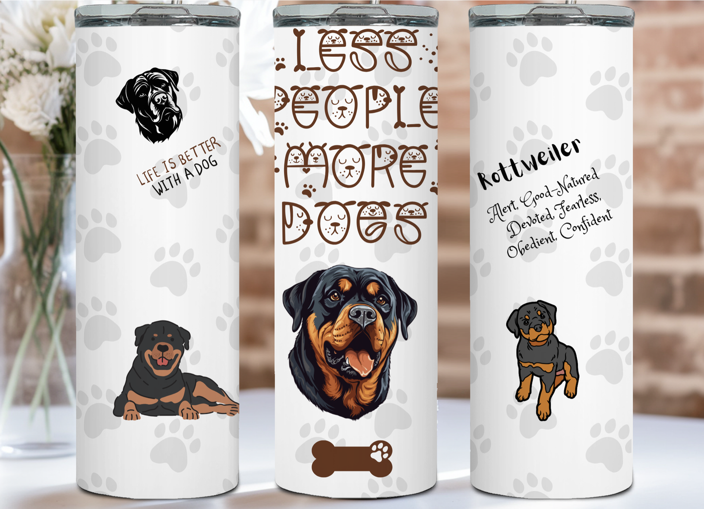 Less people more Dogs collection Tumbler
