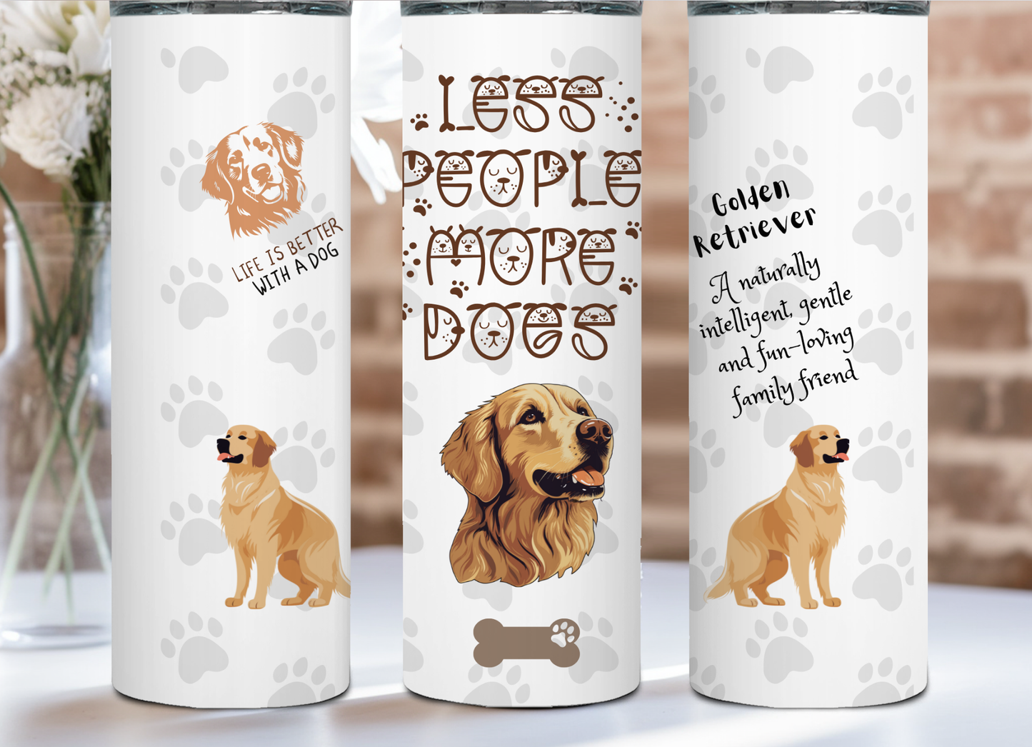 Less people more Dogs collection Tumbler