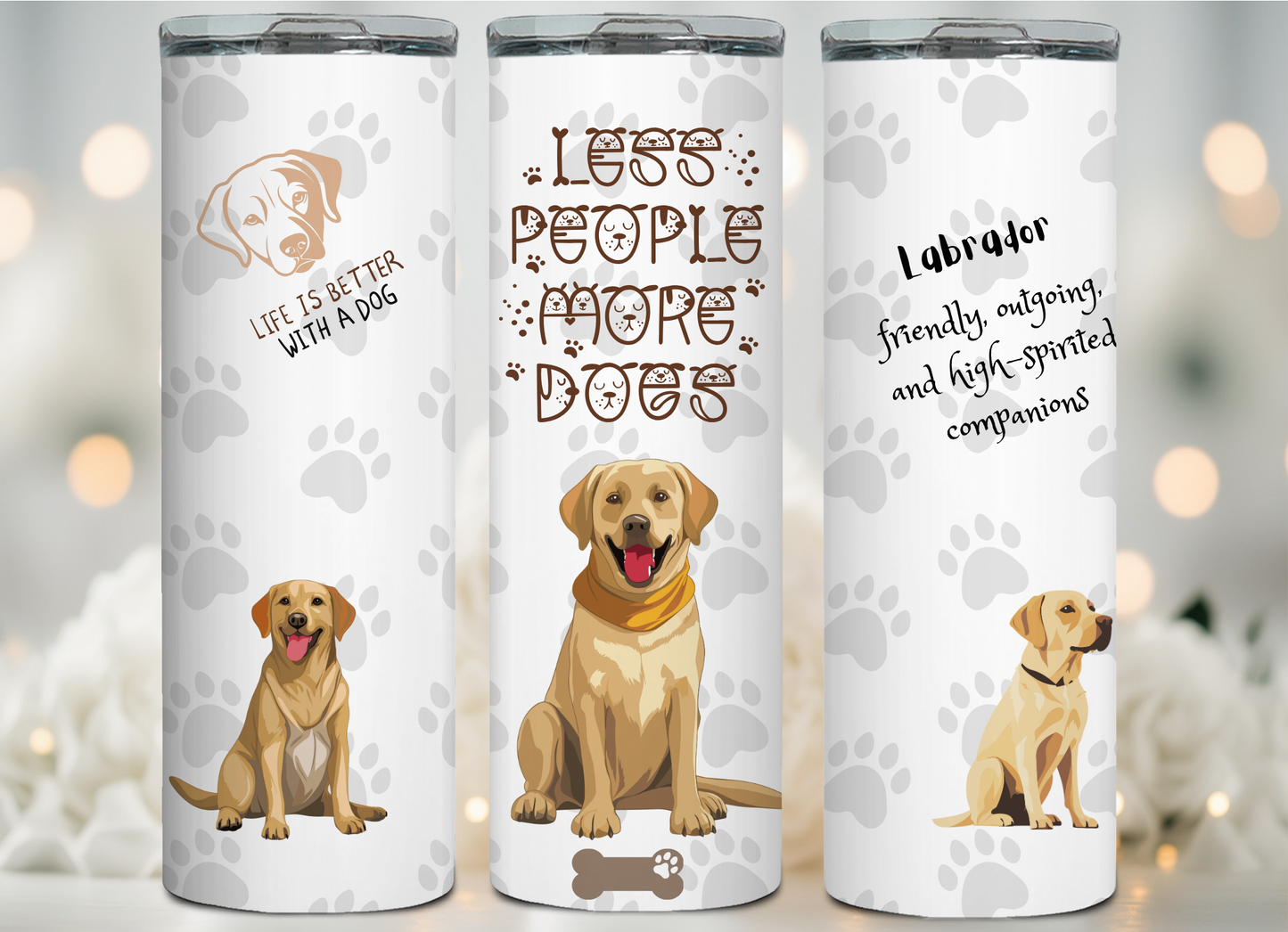 Less people more Dogs collection Tumbler