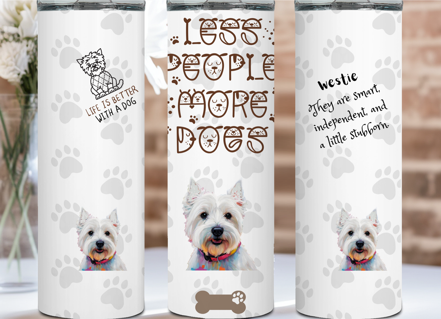 Less people more Dogs collection Tumbler