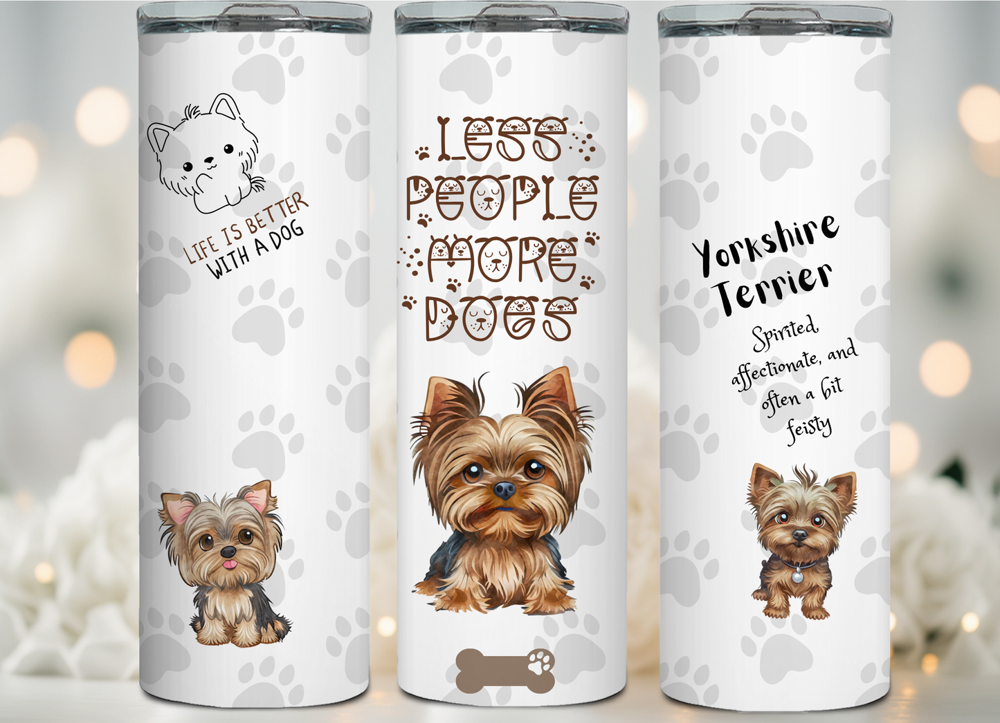 Less people more Dogs collection Tumbler