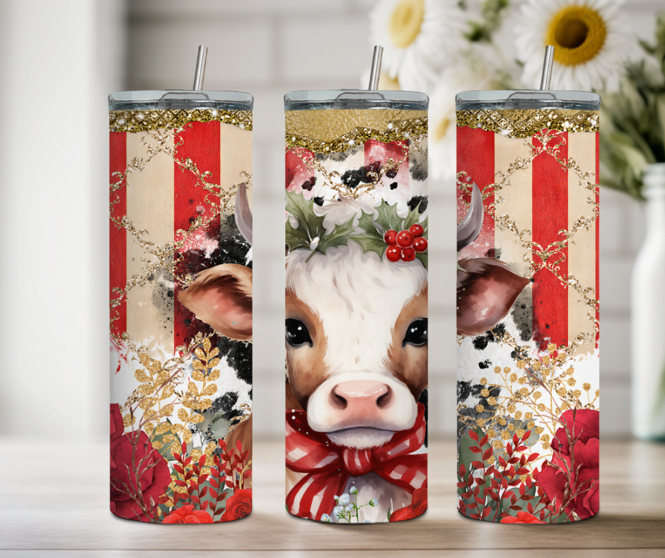 Christmas Stainless Steel Drinks Tumbler