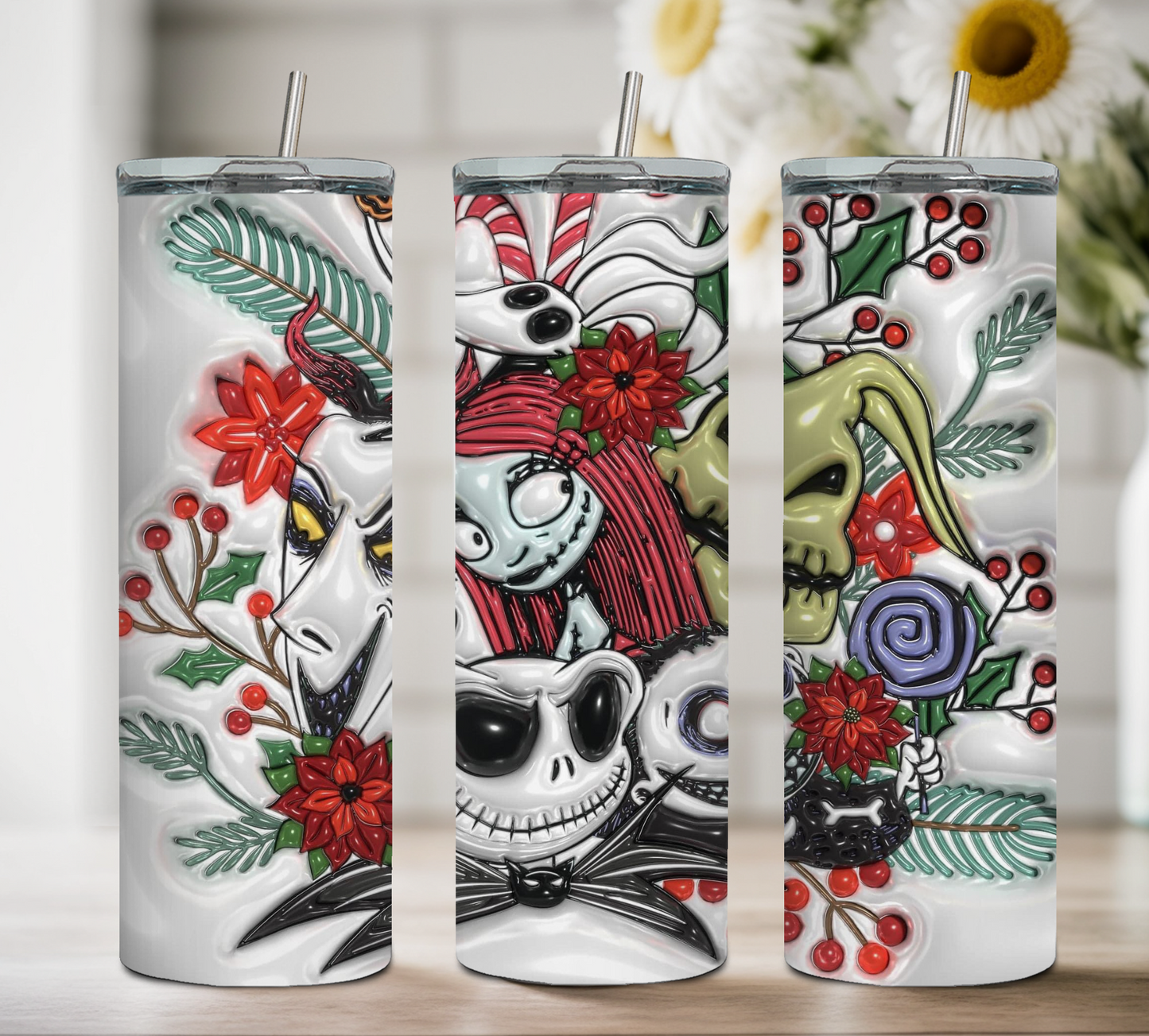 Jack skeleton Collection Stainless Steel Tumbler