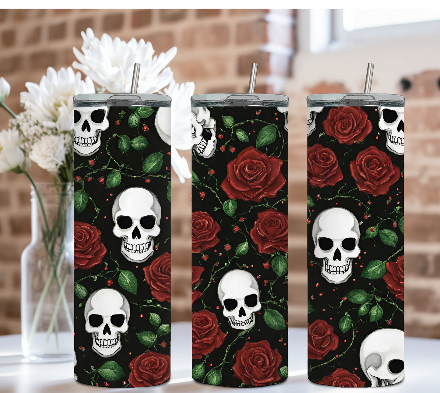 Skull Stainless Steel Tumbler