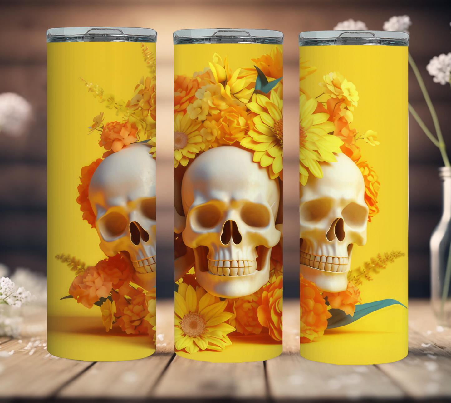 Skull Stainless Steel Tumbler