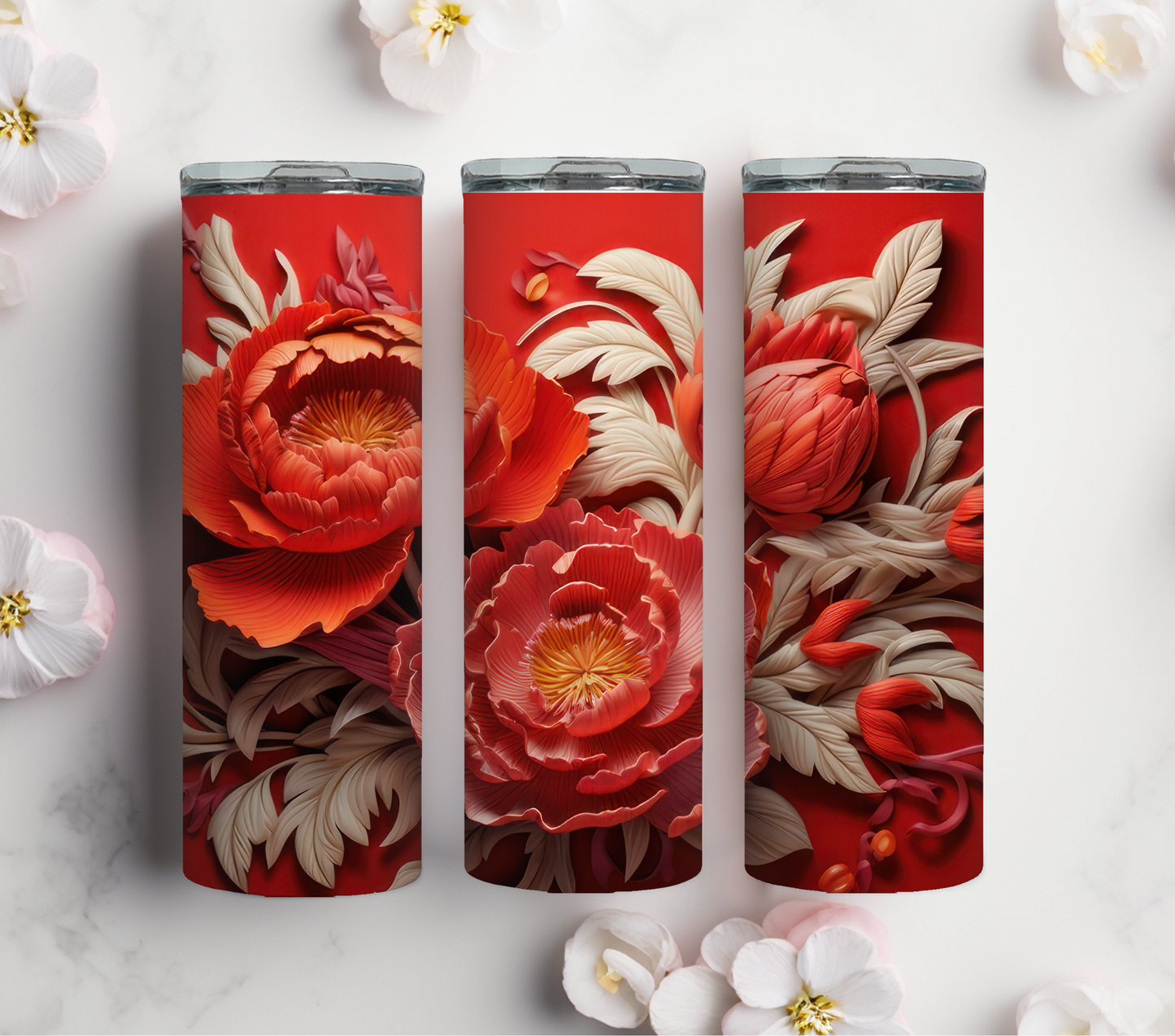 Flower collection Stainless Steel Tumbler