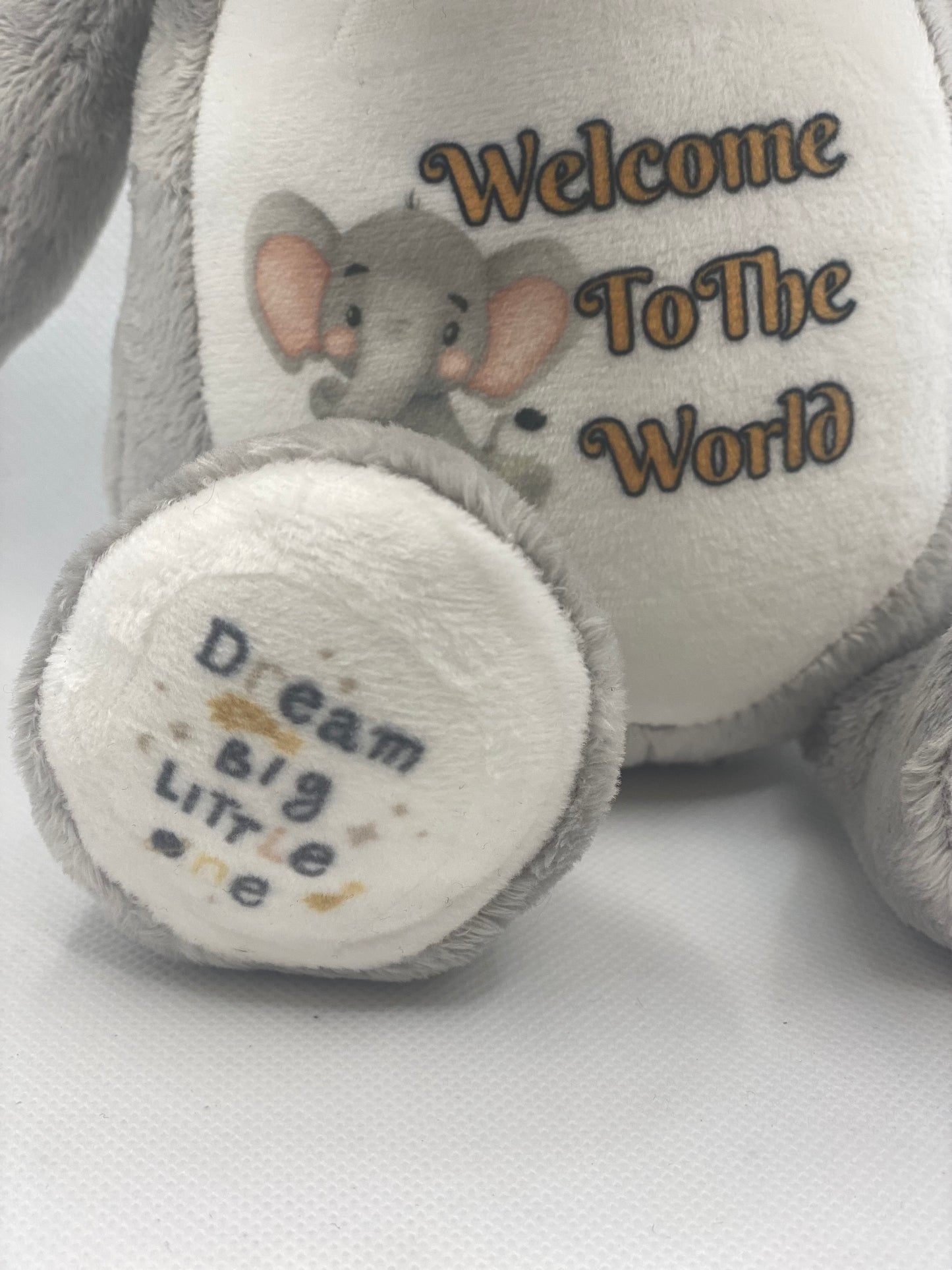 Personalised Plush Rabbit or Elephant