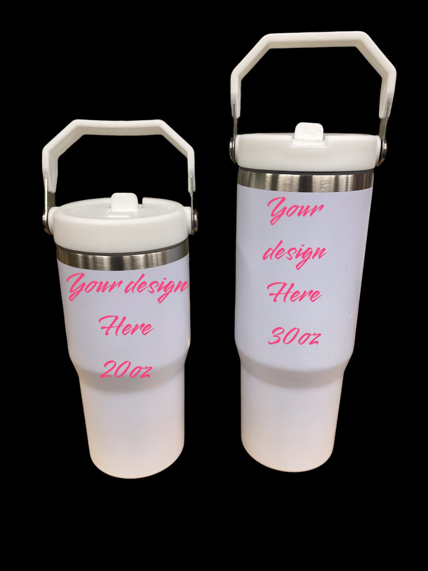 Fully Personalised Swing Top Leakproof Drinks Tumbler