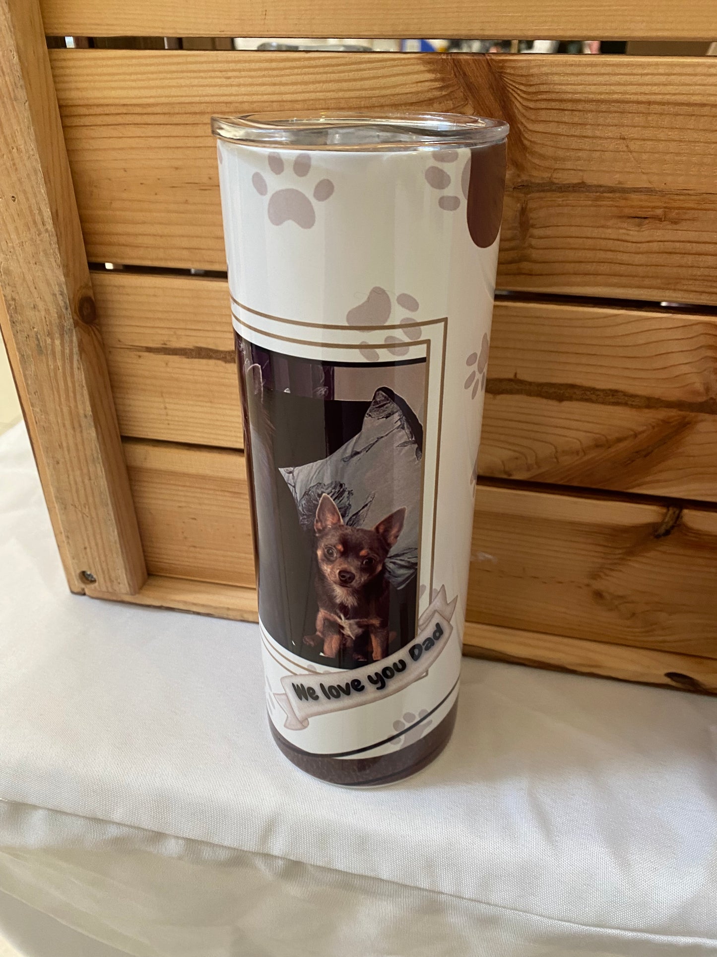 Personalised Unique Stainless Steel Drinks Tumbler