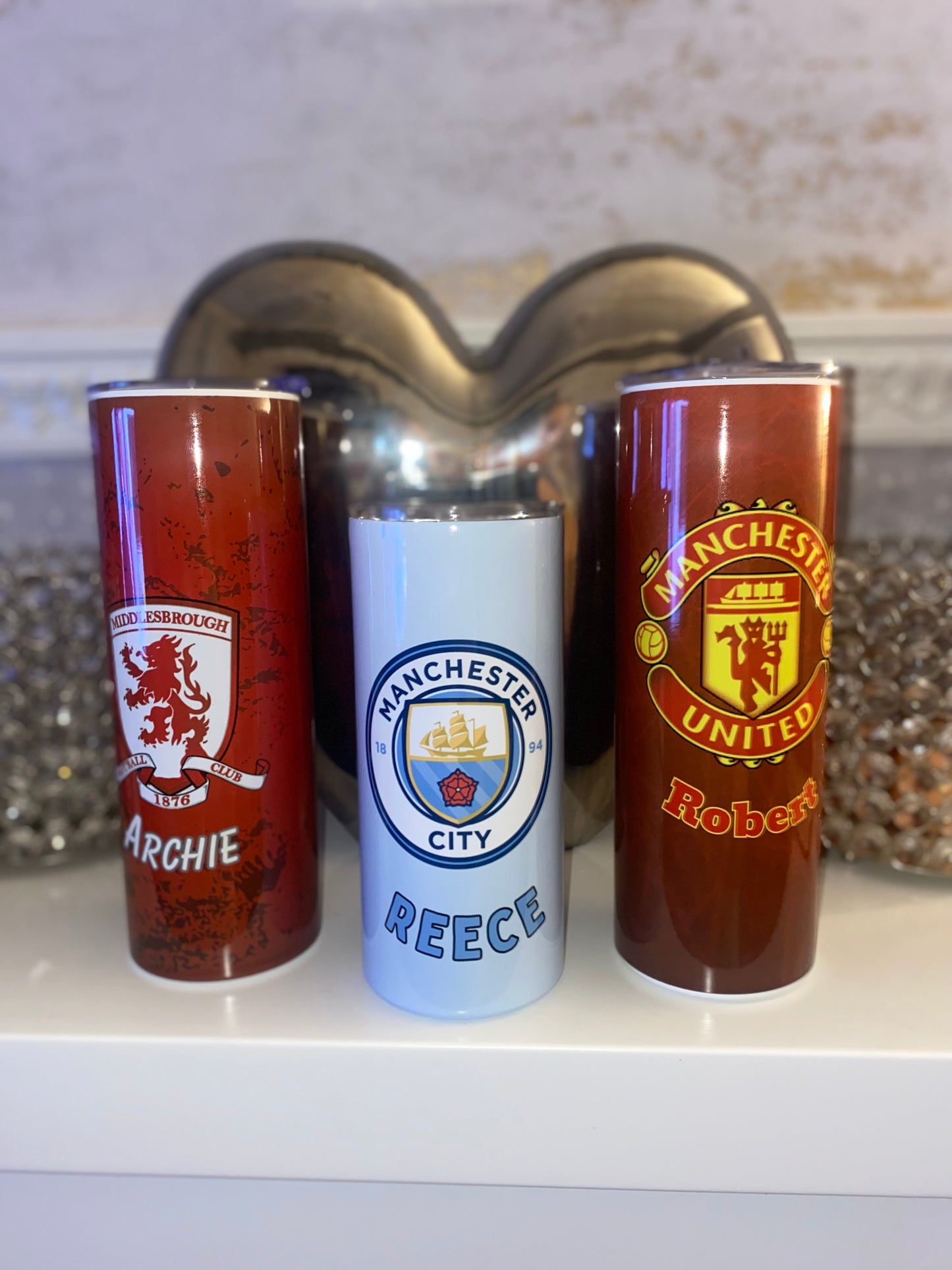 Football Collection Stainless Steel drinks Tumbler