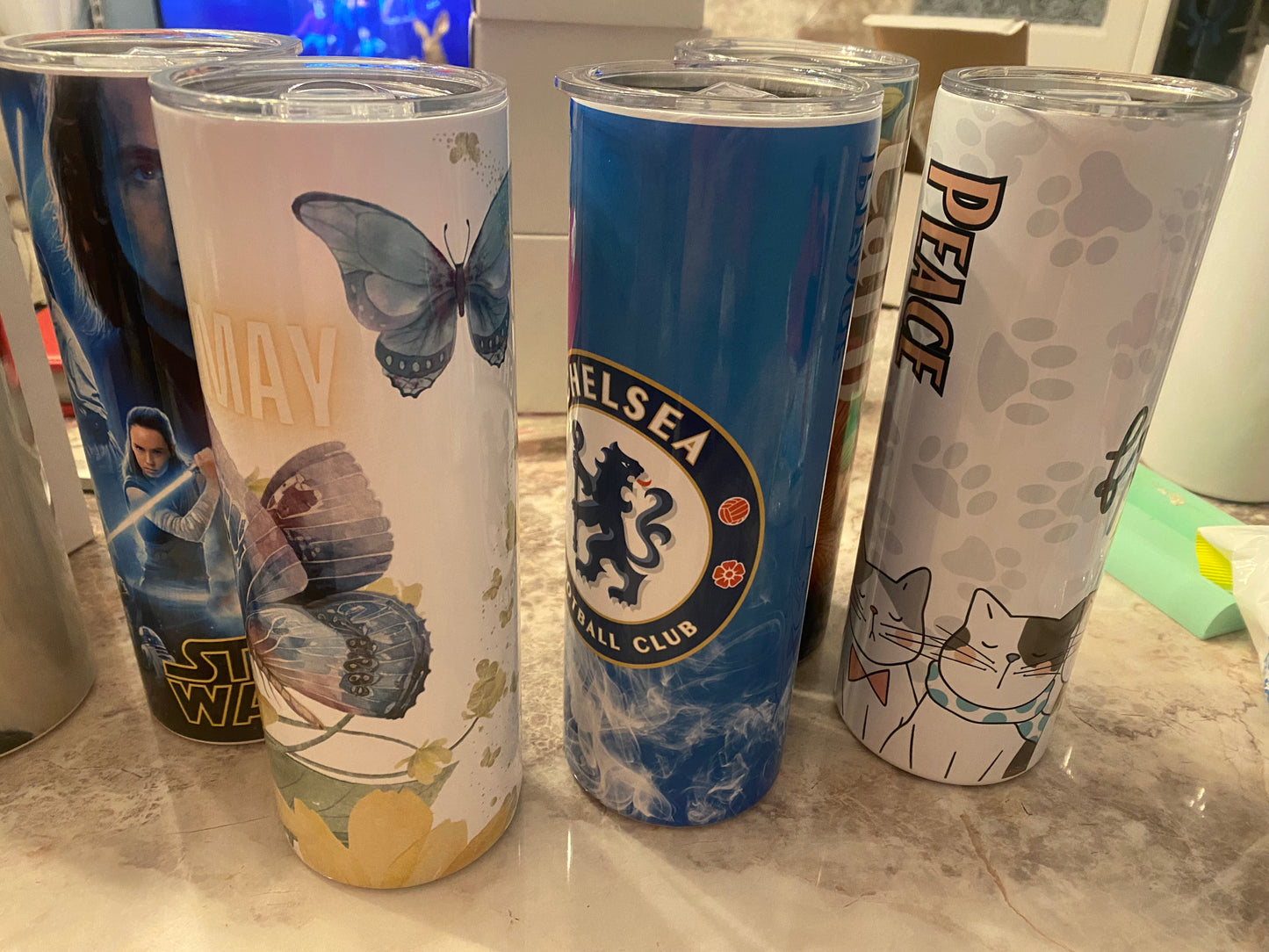 Personalised Unique Stainless Steel Drinks Tumbler