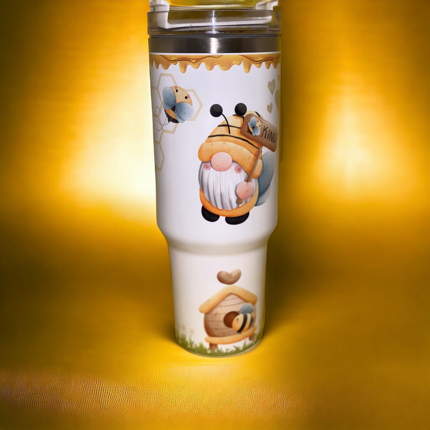 Bee Kind 40oz Drinks Tumbler