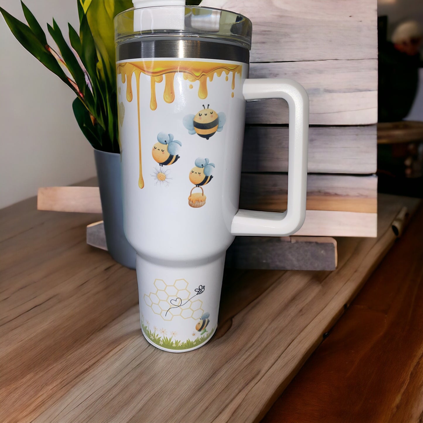 Bee Kind 40oz Drinks Tumbler