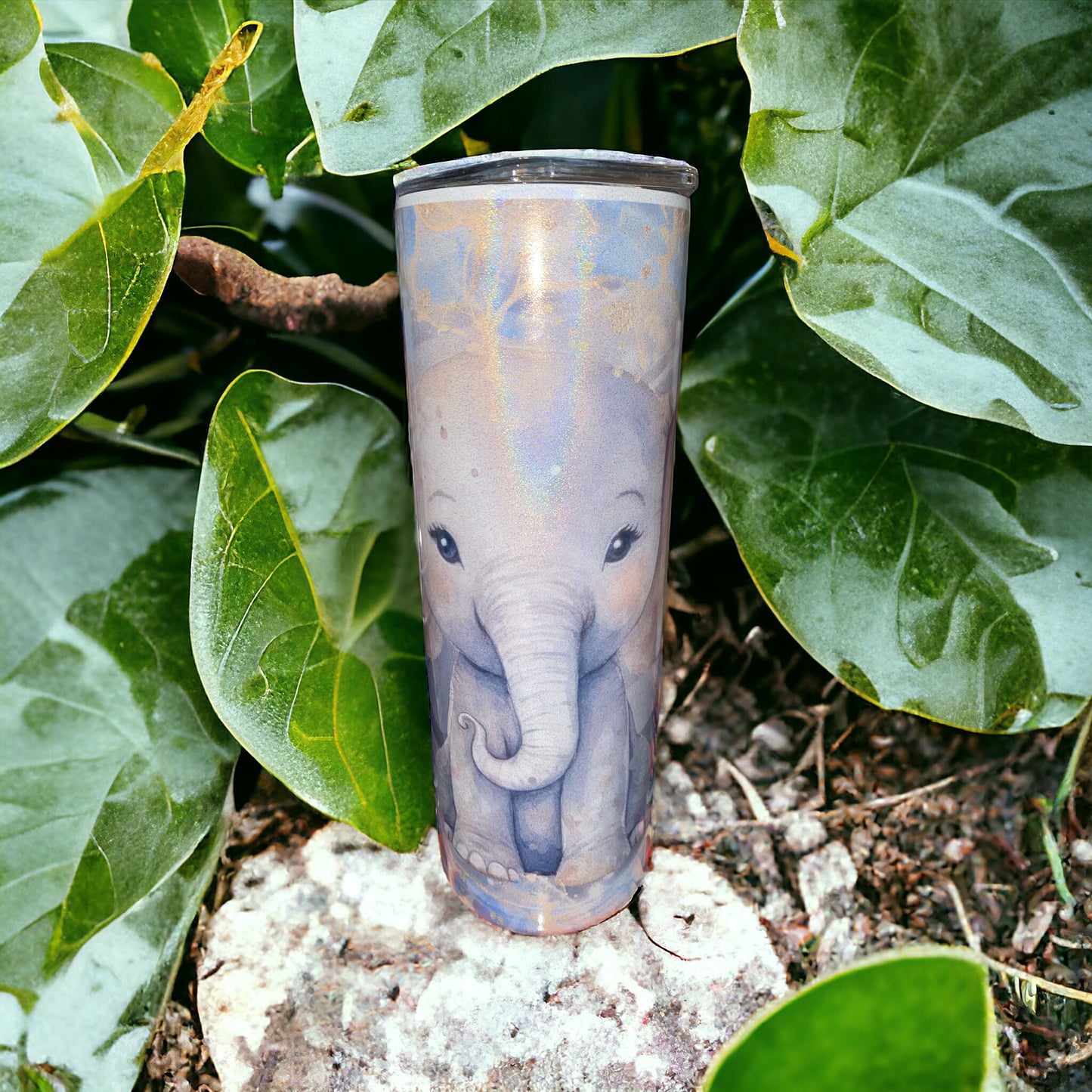 Grey Elephant Tumbler