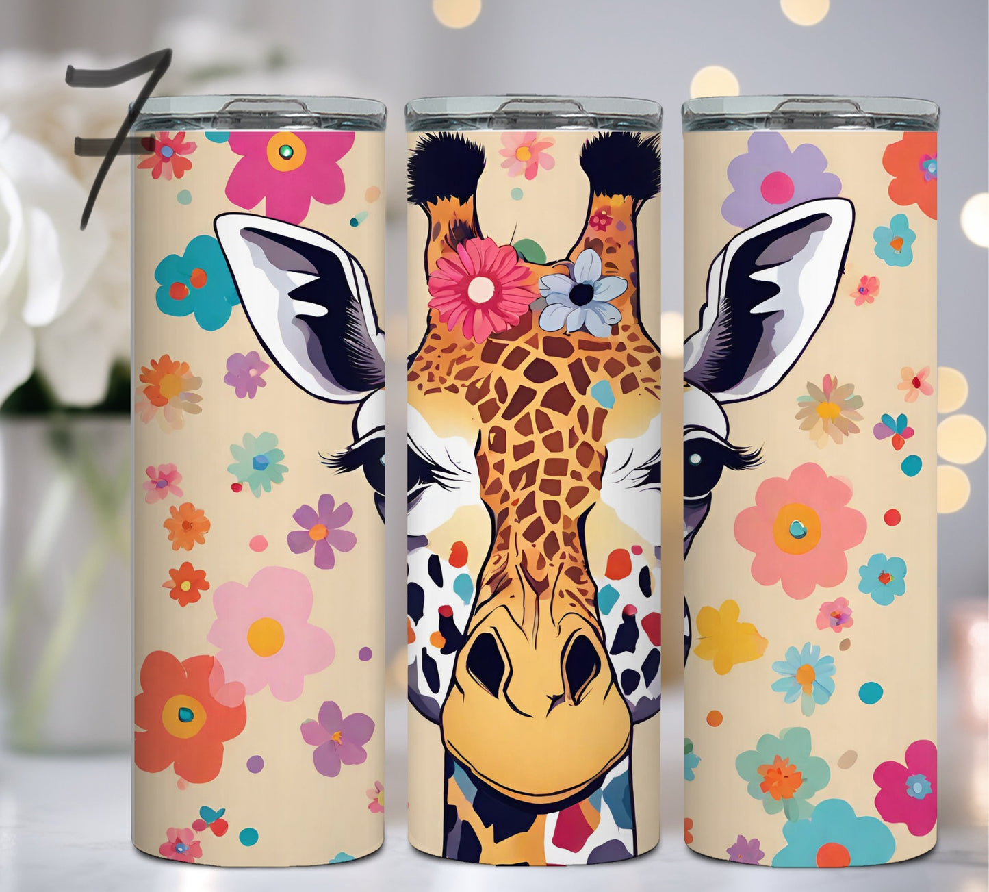 Giraffe stainless steel Tumbler