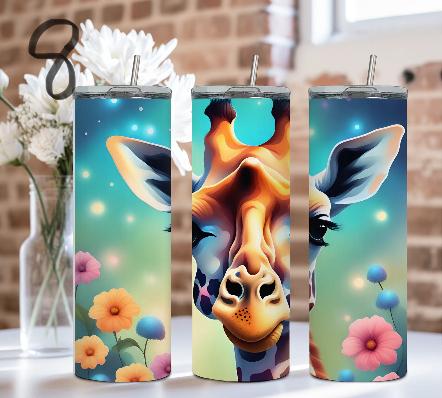 Giraffe stainless steel Tumbler