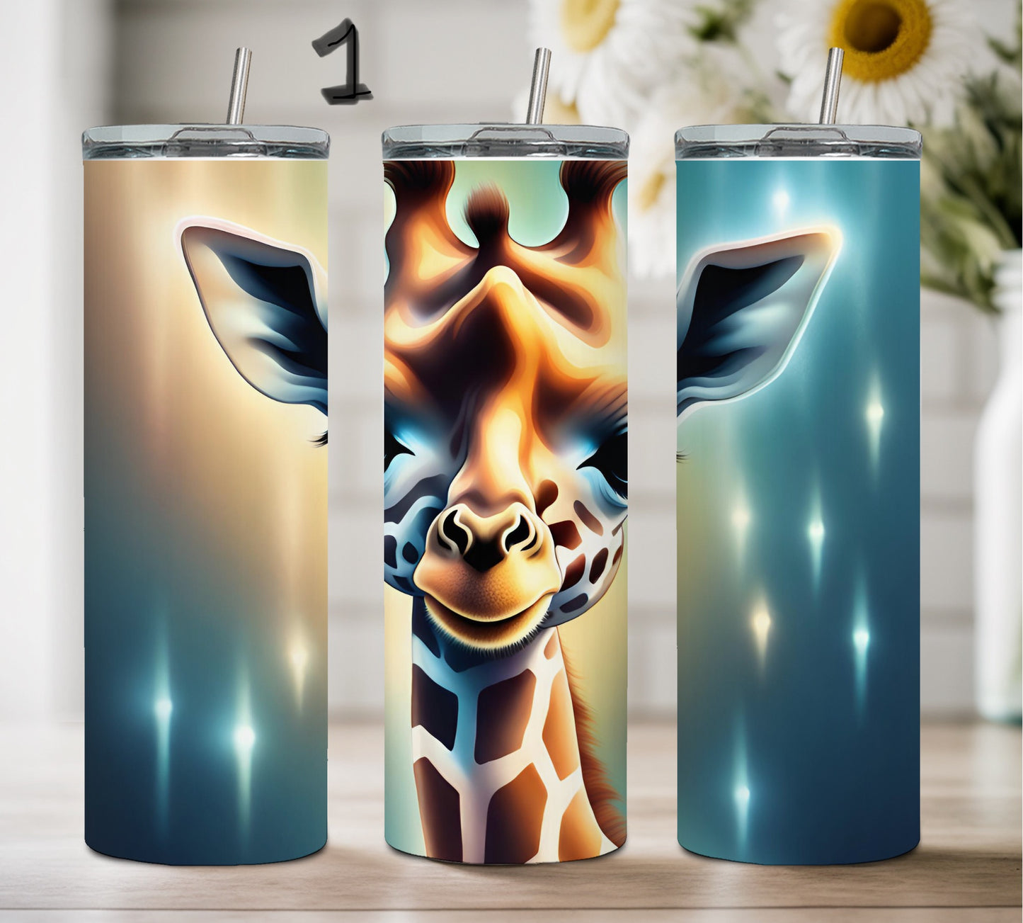 Giraffe stainless steel Tumbler