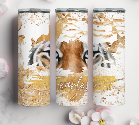 Fearless Tiger Tumbler